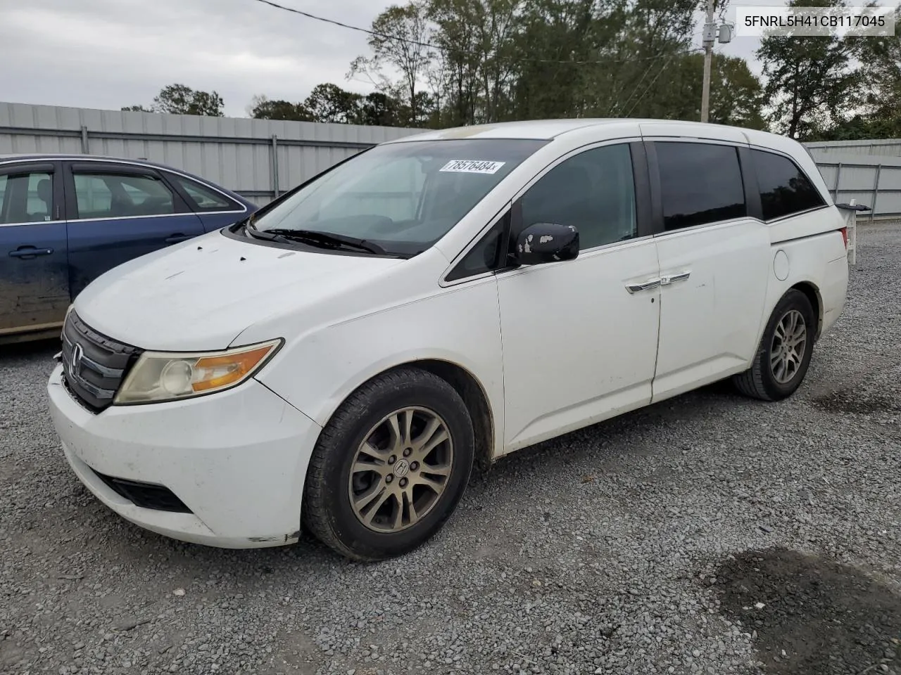 2012 Honda Odyssey Ex VIN: 5FNRL5H41CB117045 Lot: 78576484