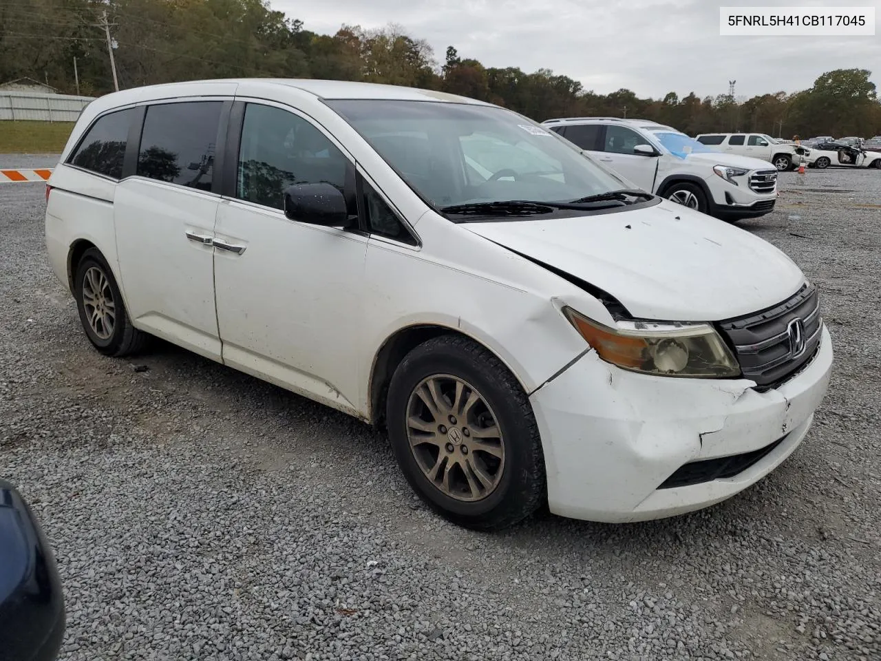 2012 Honda Odyssey Ex VIN: 5FNRL5H41CB117045 Lot: 78576484