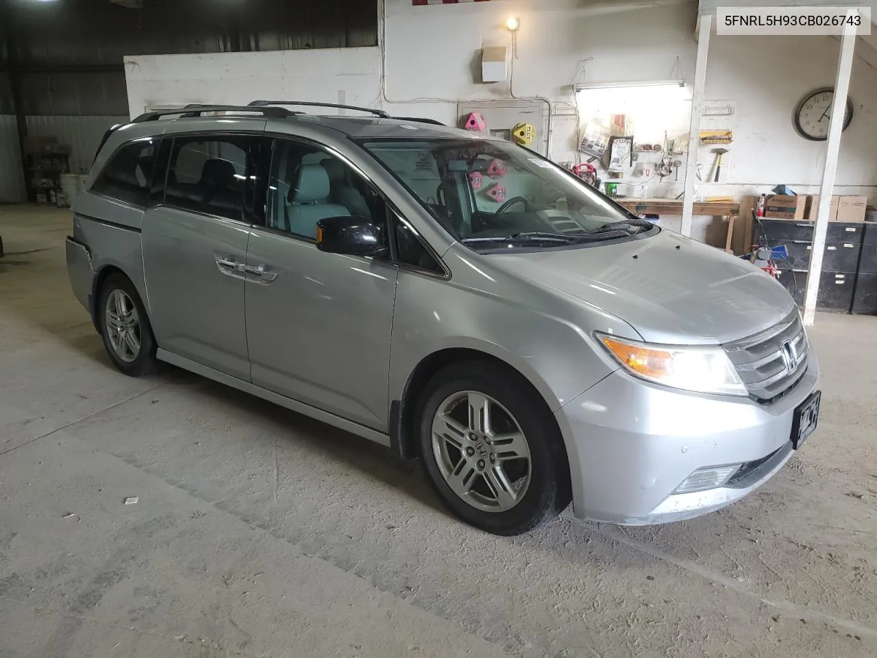 2012 Honda Odyssey Touring VIN: 5FNRL5H93CB026743 Lot: 78753574