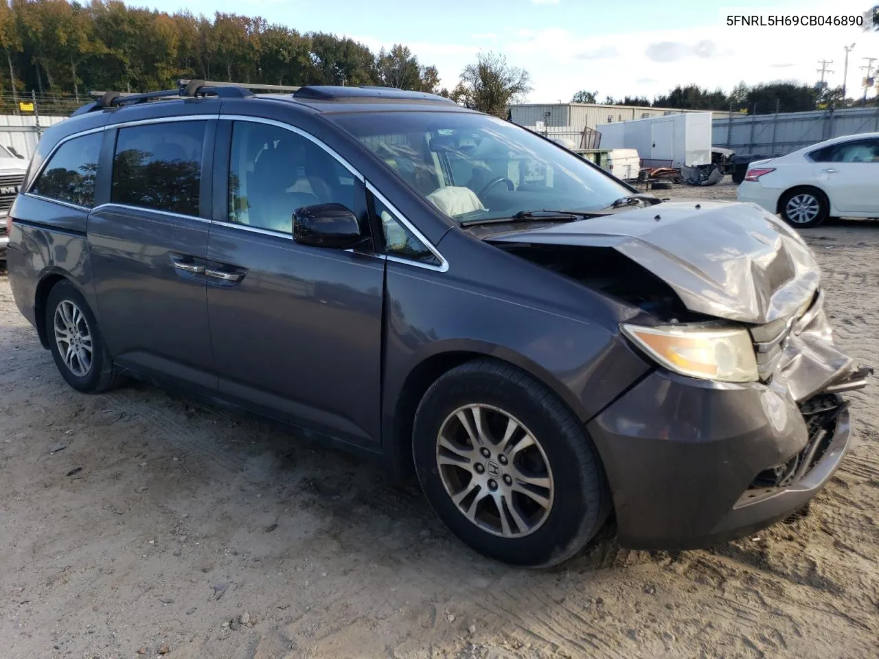 2012 Honda Odyssey Exl VIN: 5FNRL5H69CB046890 Lot: 79123964