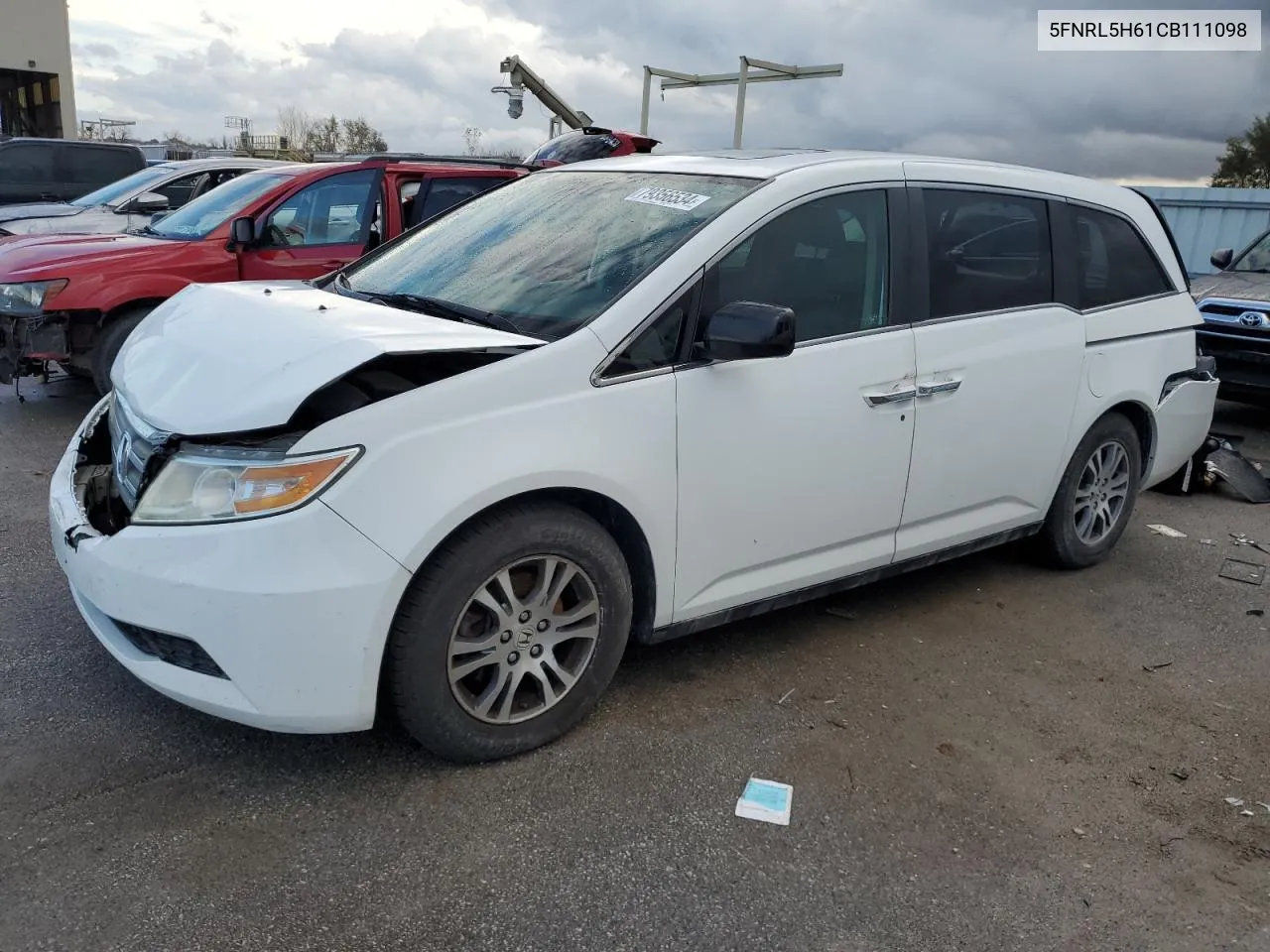 2012 Honda Odyssey Exl VIN: 5FNRL5H61CB111098 Lot: 79356534