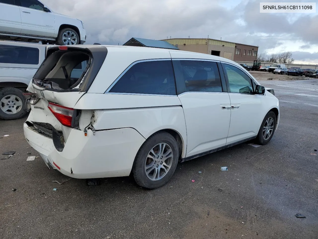 2012 Honda Odyssey Exl VIN: 5FNRL5H61CB111098 Lot: 79356534