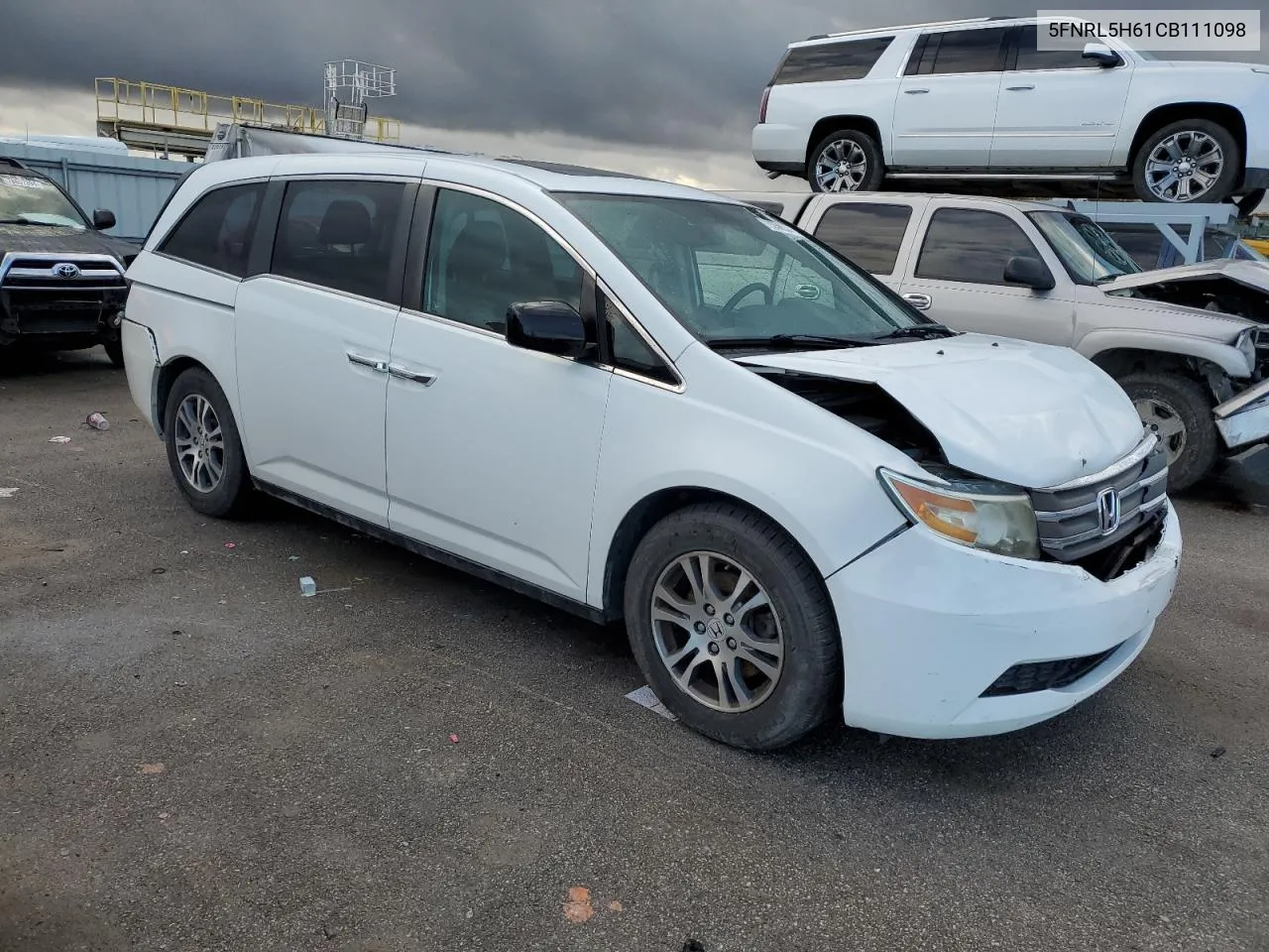 2012 Honda Odyssey Exl VIN: 5FNRL5H61CB111098 Lot: 79356534