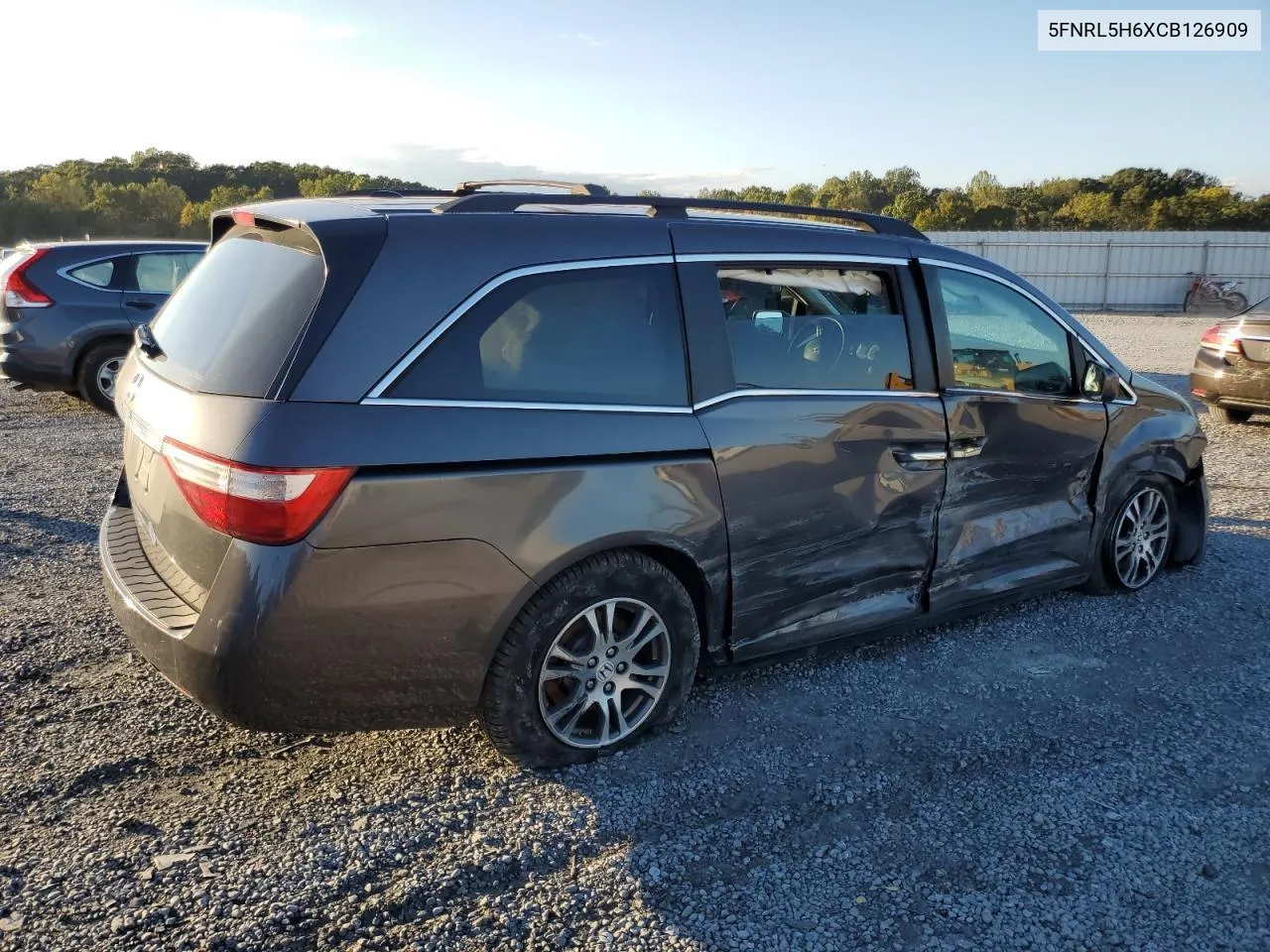 2012 Honda Odyssey Exl VIN: 5FNRL5H6XCB126909 Lot: 80417264