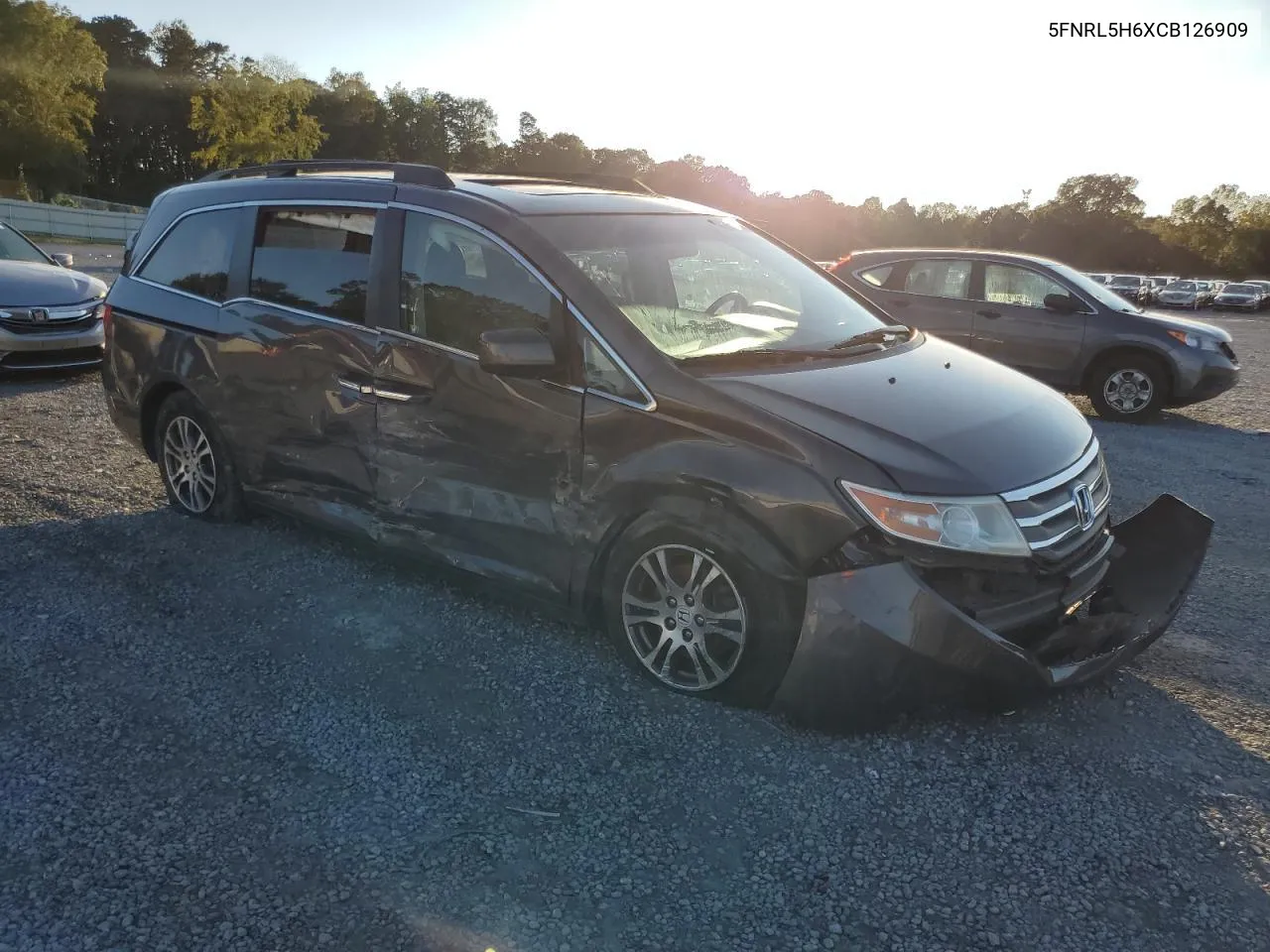 2012 Honda Odyssey Exl VIN: 5FNRL5H6XCB126909 Lot: 80417264