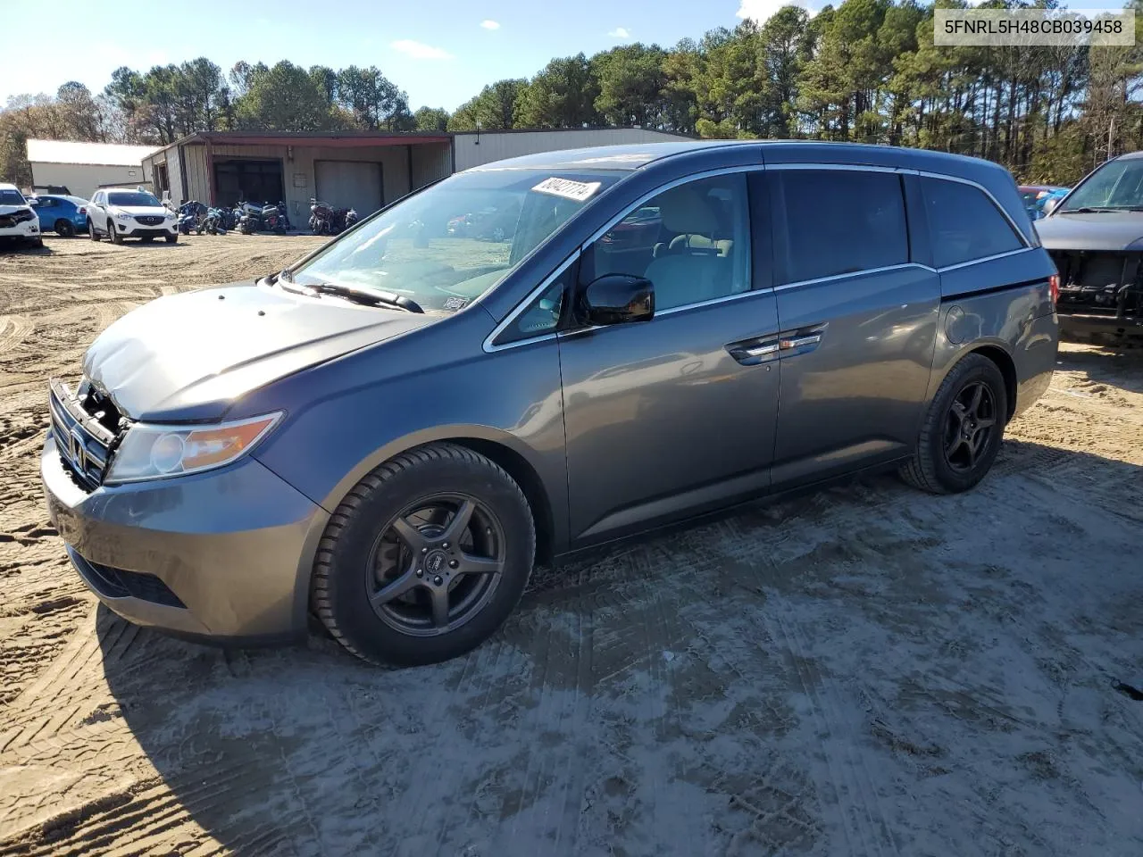 2012 Honda Odyssey Ex VIN: 5FNRL5H48CB039458 Lot: 80427774