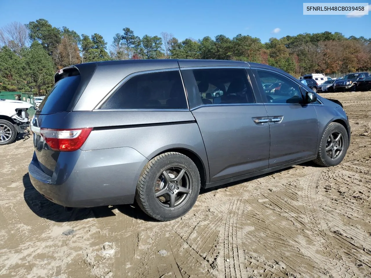 2012 Honda Odyssey Ex VIN: 5FNRL5H48CB039458 Lot: 80427774