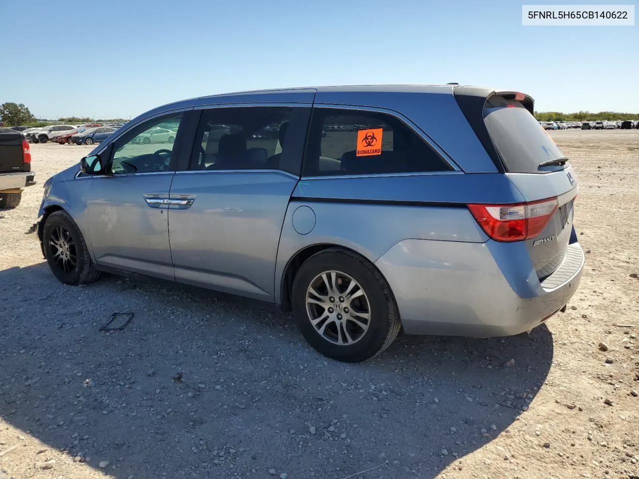 2012 Honda Odyssey Exl VIN: 5FNRL5H65CB140622 Lot: 80964094