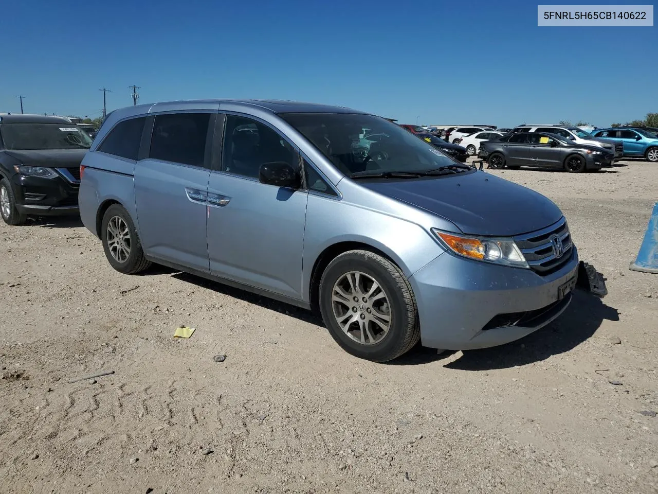 2012 Honda Odyssey Exl VIN: 5FNRL5H65CB140622 Lot: 80964094