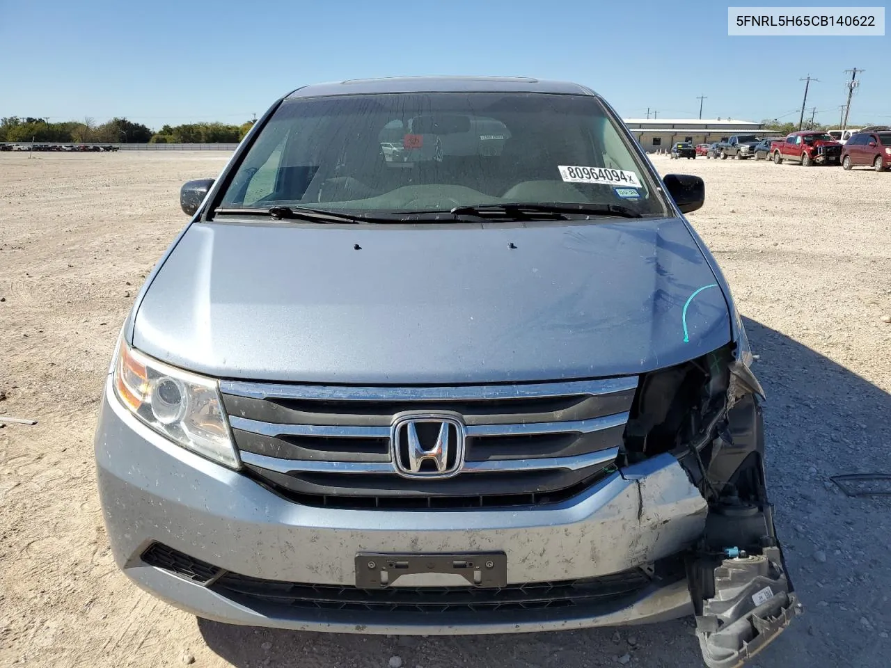 2012 Honda Odyssey Exl VIN: 5FNRL5H65CB140622 Lot: 80964094