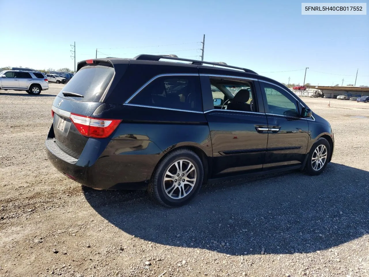 2012 Honda Odyssey Ex VIN: 5FNRL5H40CB017552 Lot: 81571714