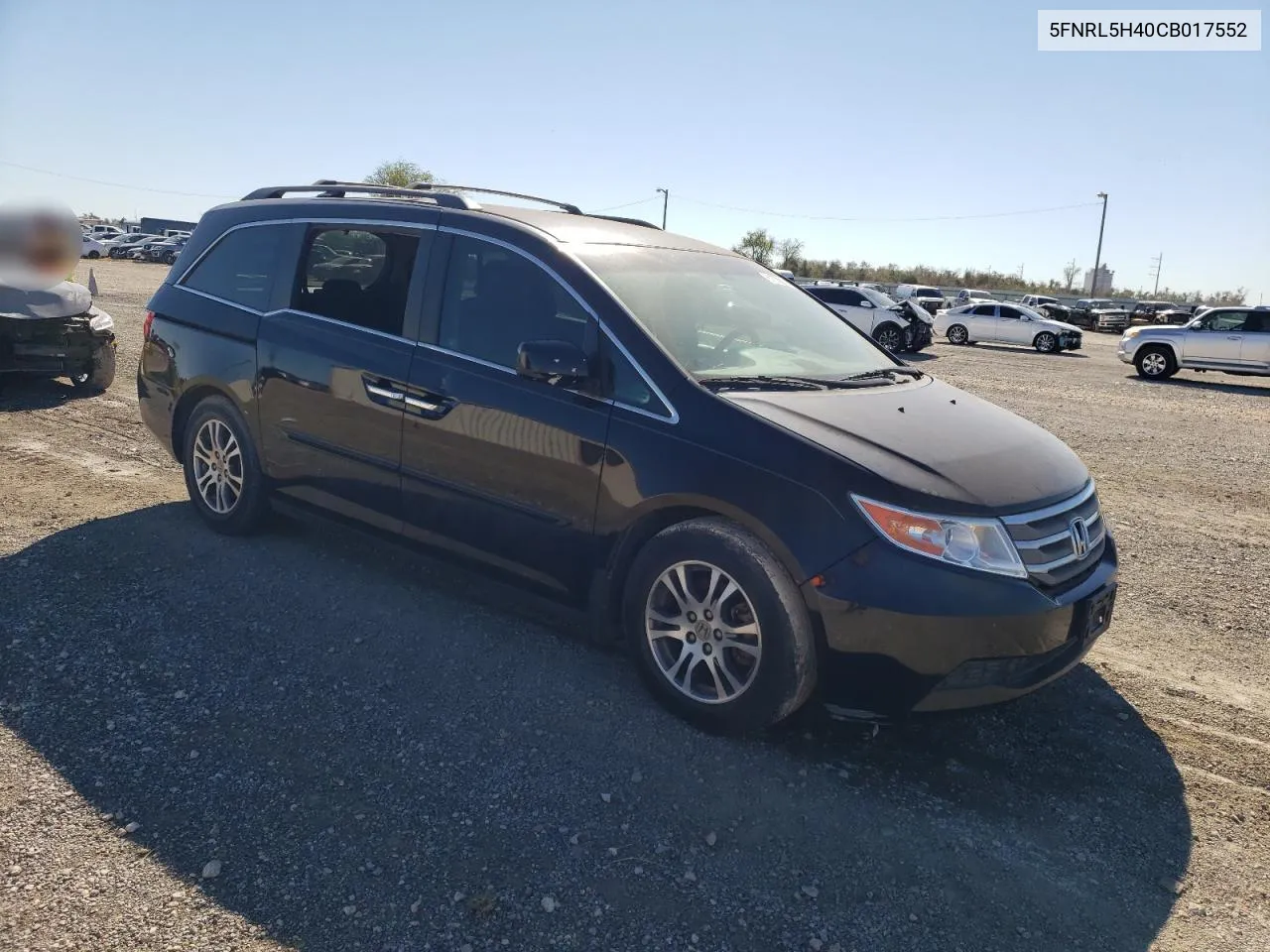 2012 Honda Odyssey Ex VIN: 5FNRL5H40CB017552 Lot: 81571714