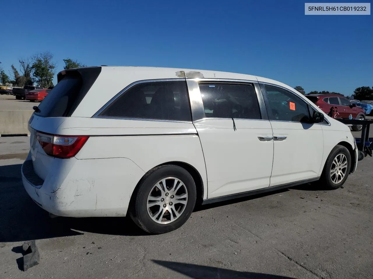 2012 Honda Odyssey Exl VIN: 5FNRL5H61CB019232 Lot: 81674904