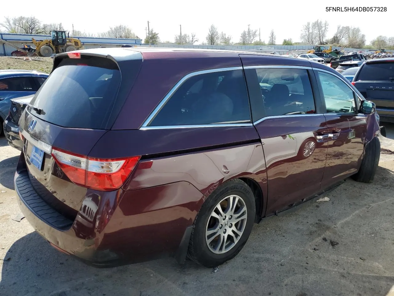 2013 Honda Odyssey Exl VIN: 5FNRL5H64DB057328 Lot: 47147214