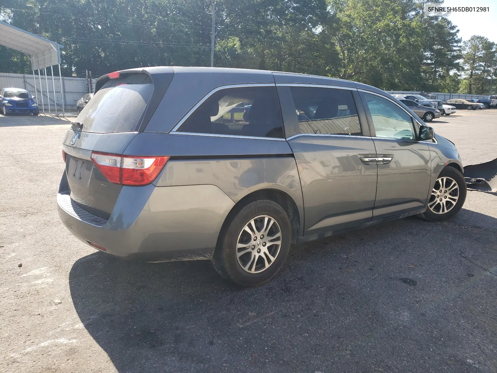 2013 Honda Odyssey Exl VIN: 5FNRL5H65DB012981 Lot: 52141074