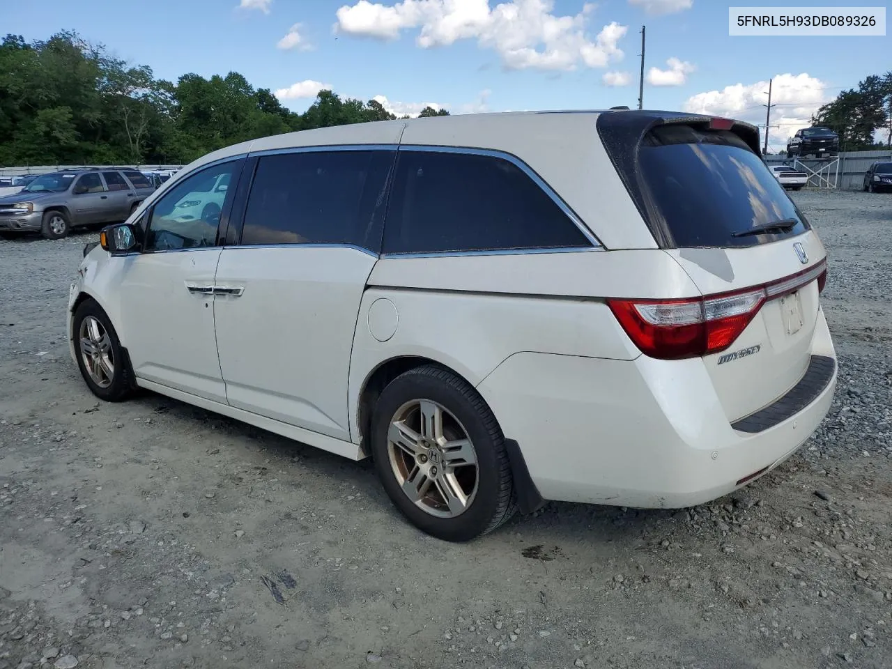 5FNRL5H93DB089326 2013 Honda Odyssey Touring