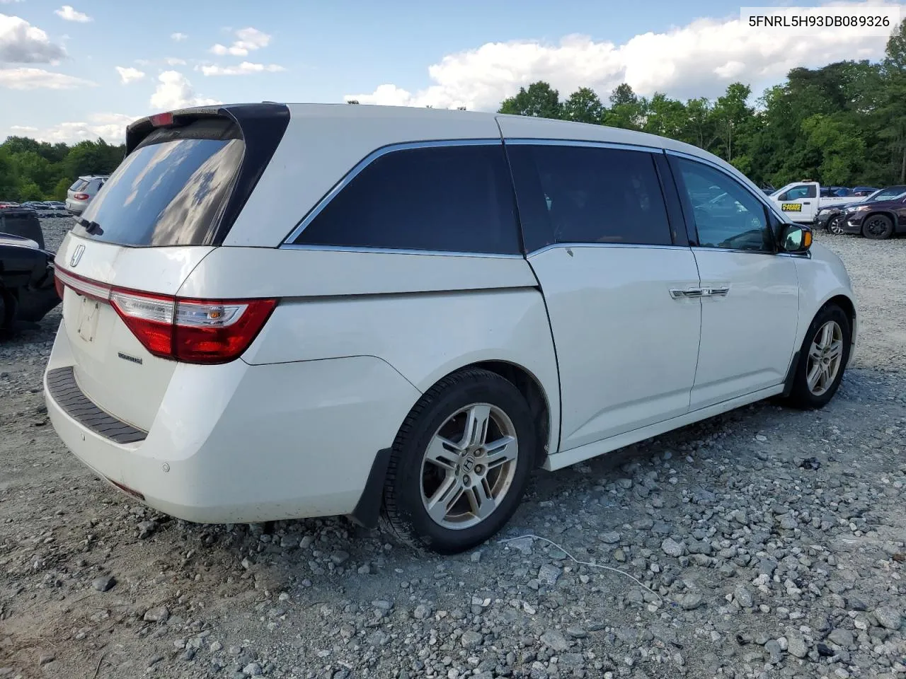 2013 Honda Odyssey Touring VIN: 5FNRL5H93DB089326 Lot: 55799234