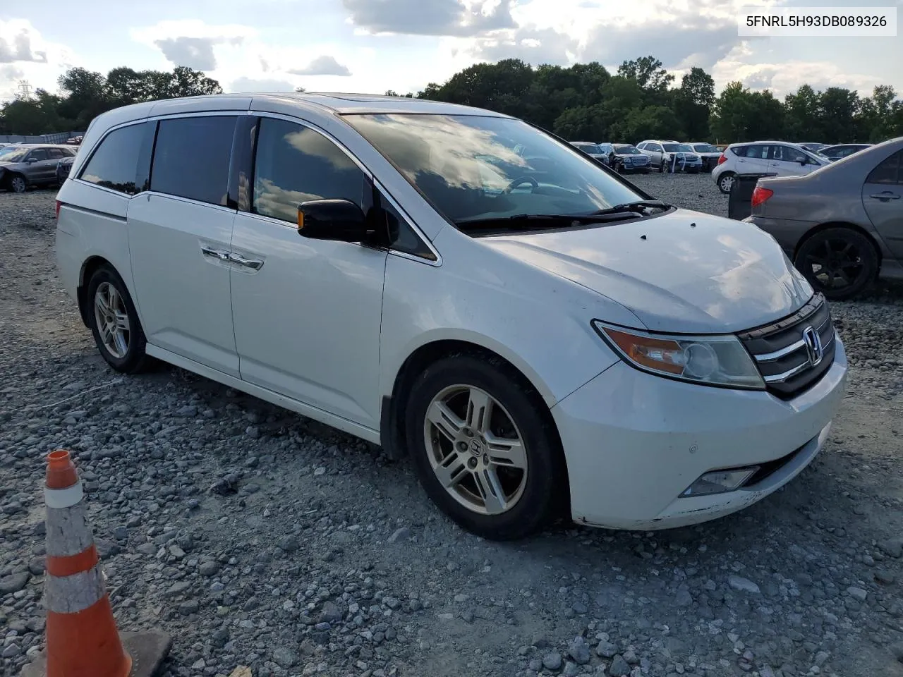 2013 Honda Odyssey Touring VIN: 5FNRL5H93DB089326 Lot: 55799234