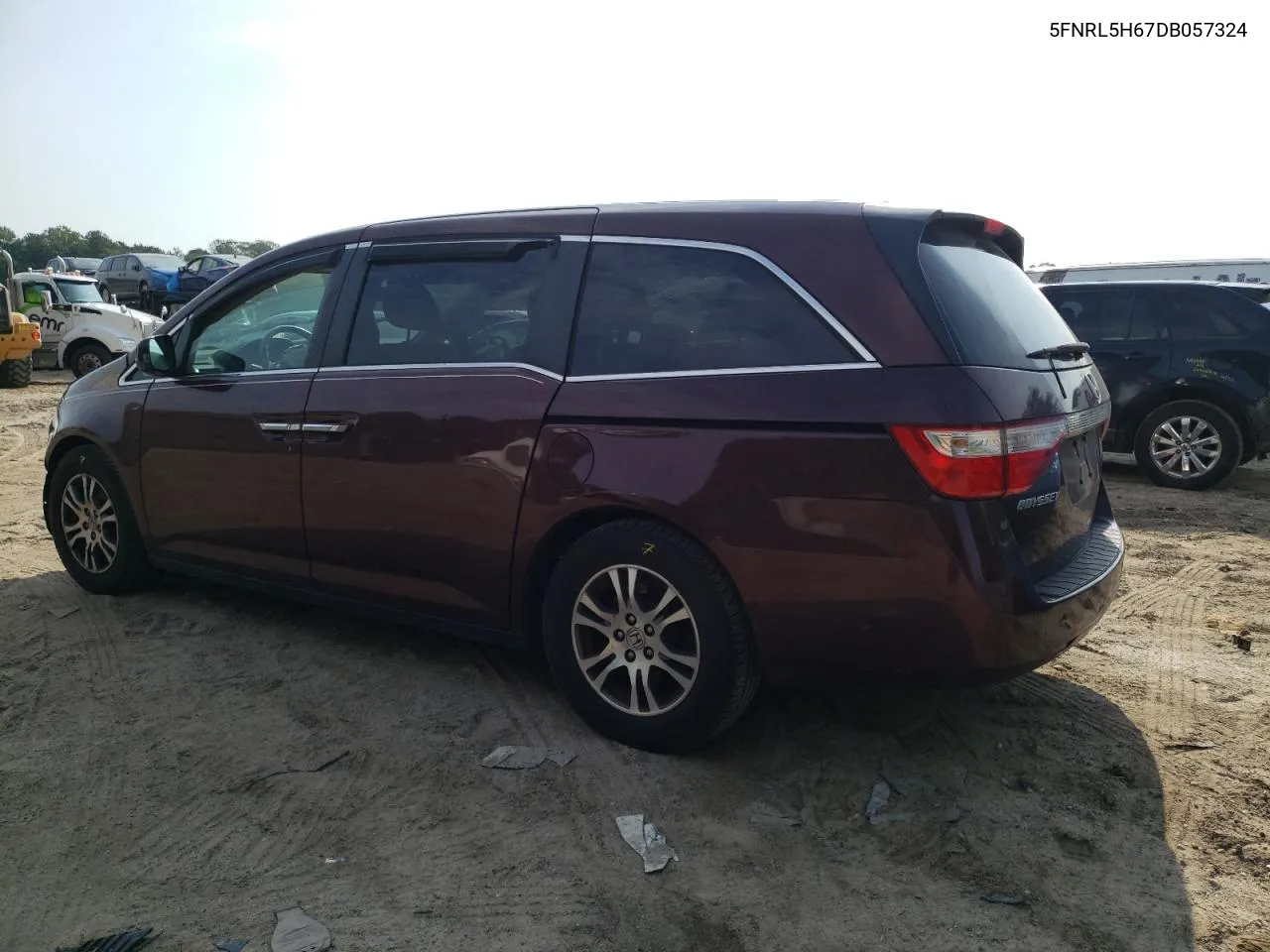 2013 Honda Odyssey Exl VIN: 5FNRL5H67DB057324 Lot: 58014154