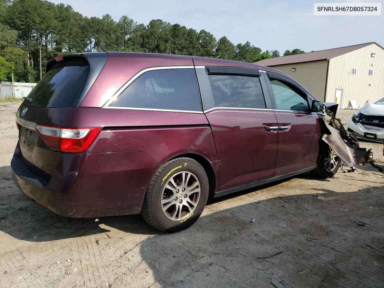 5FNRL5H67DB057324 2013 Honda Odyssey Exl