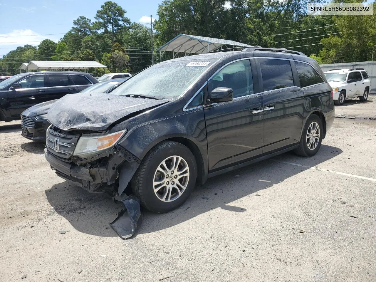 2013 Honda Odyssey Exl VIN: 5FNRL5H66DB082392 Lot: 58969234