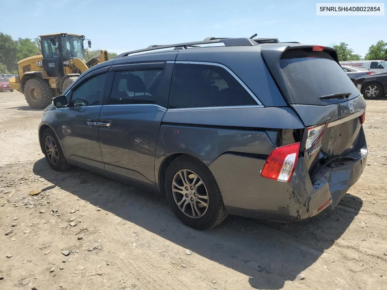 2013 Honda Odyssey Exl VIN: 5FNRL5H64DB022854 Lot: 59203704