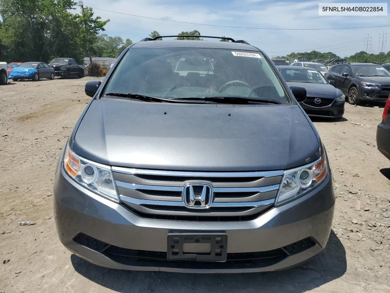 5FNRL5H64DB022854 2013 Honda Odyssey Exl