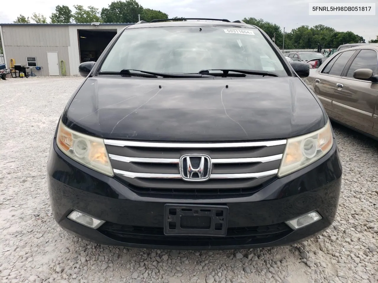 5FNRL5H98DB051817 2013 Honda Odyssey Touring