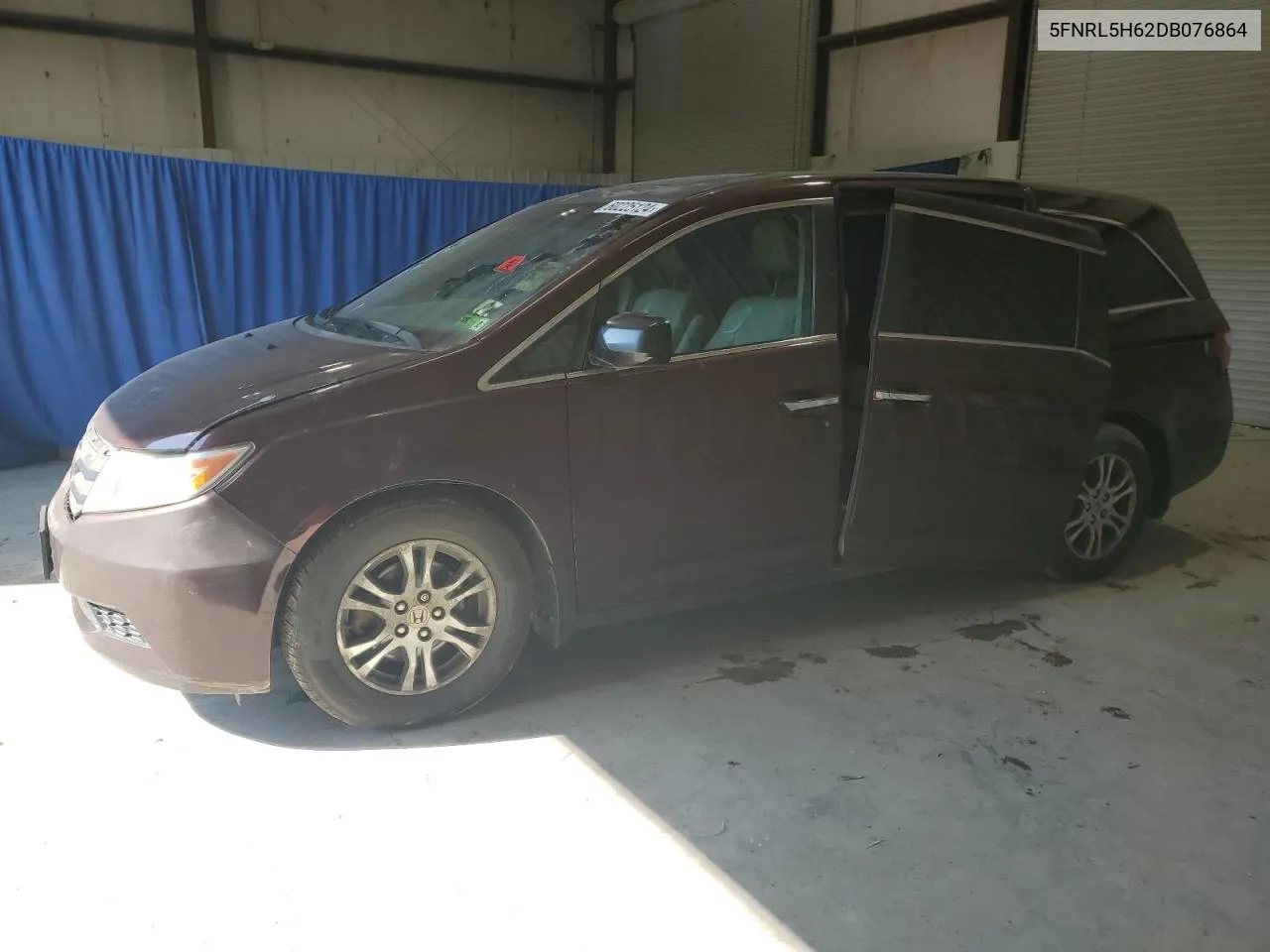 5FNRL5H62DB076864 2013 Honda Odyssey Exl