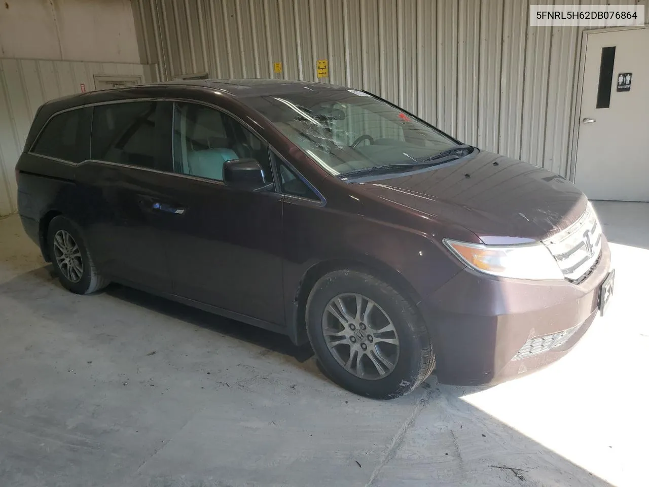 5FNRL5H62DB076864 2013 Honda Odyssey Exl