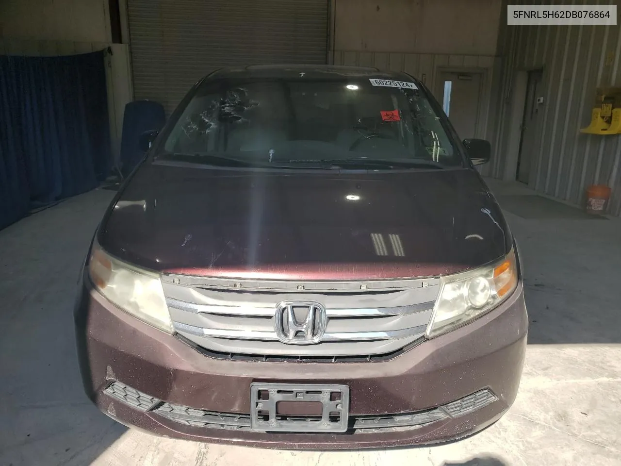 2013 Honda Odyssey Exl VIN: 5FNRL5H62DB076864 Lot: 60225124