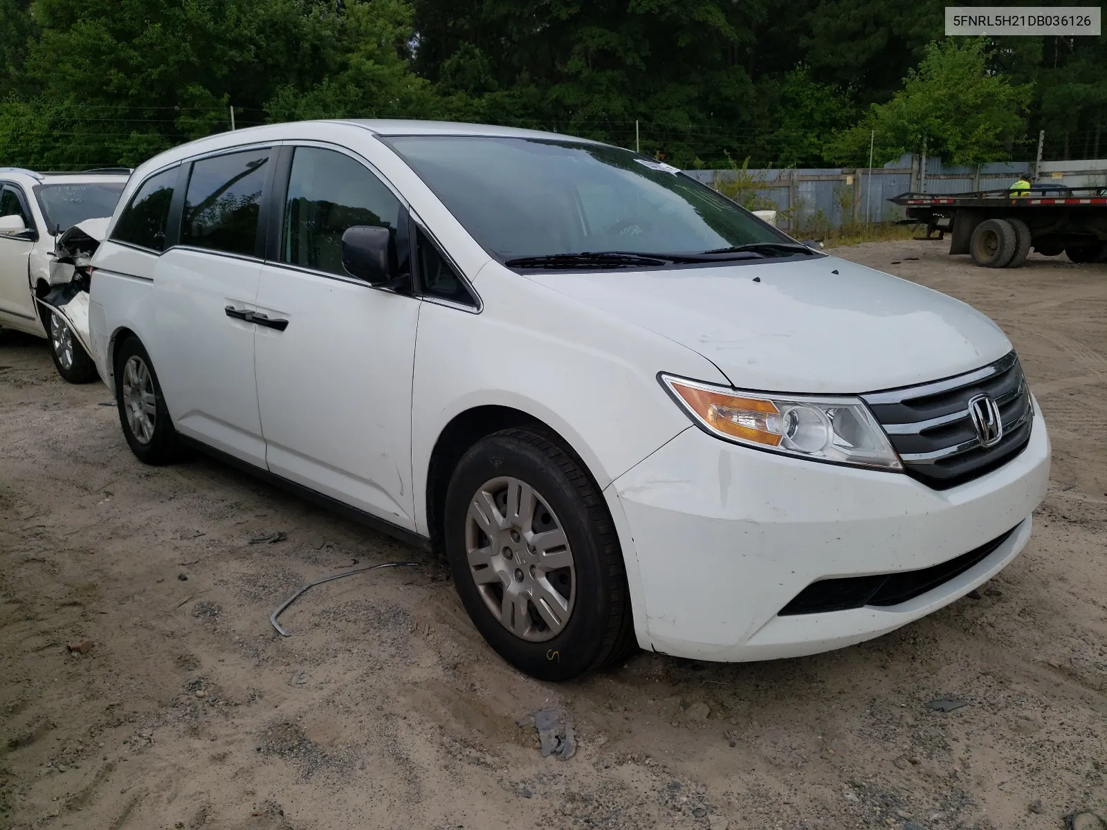 2013 Honda Odyssey Lx VIN: 5FNRL5H21DB036126 Lot: 63412394