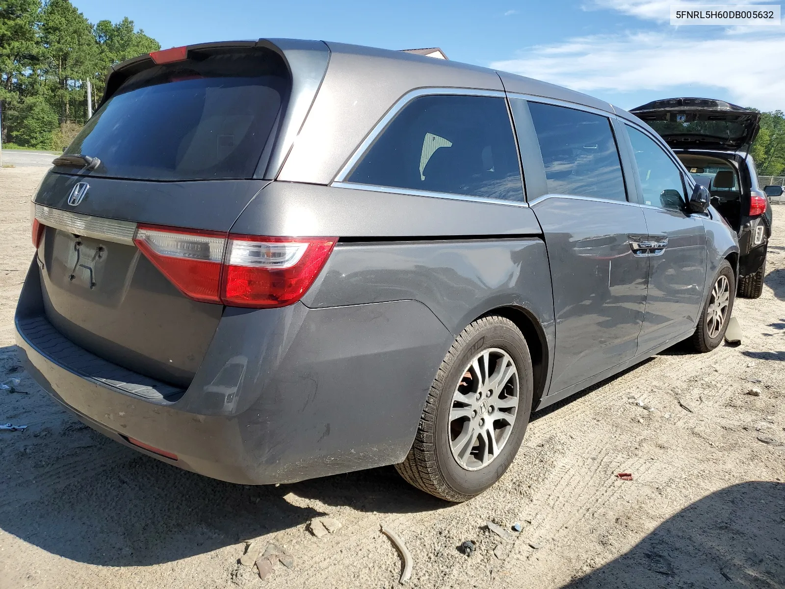 2013 Honda Odyssey Exl VIN: 5FNRL5H60DB005632 Lot: 65953634