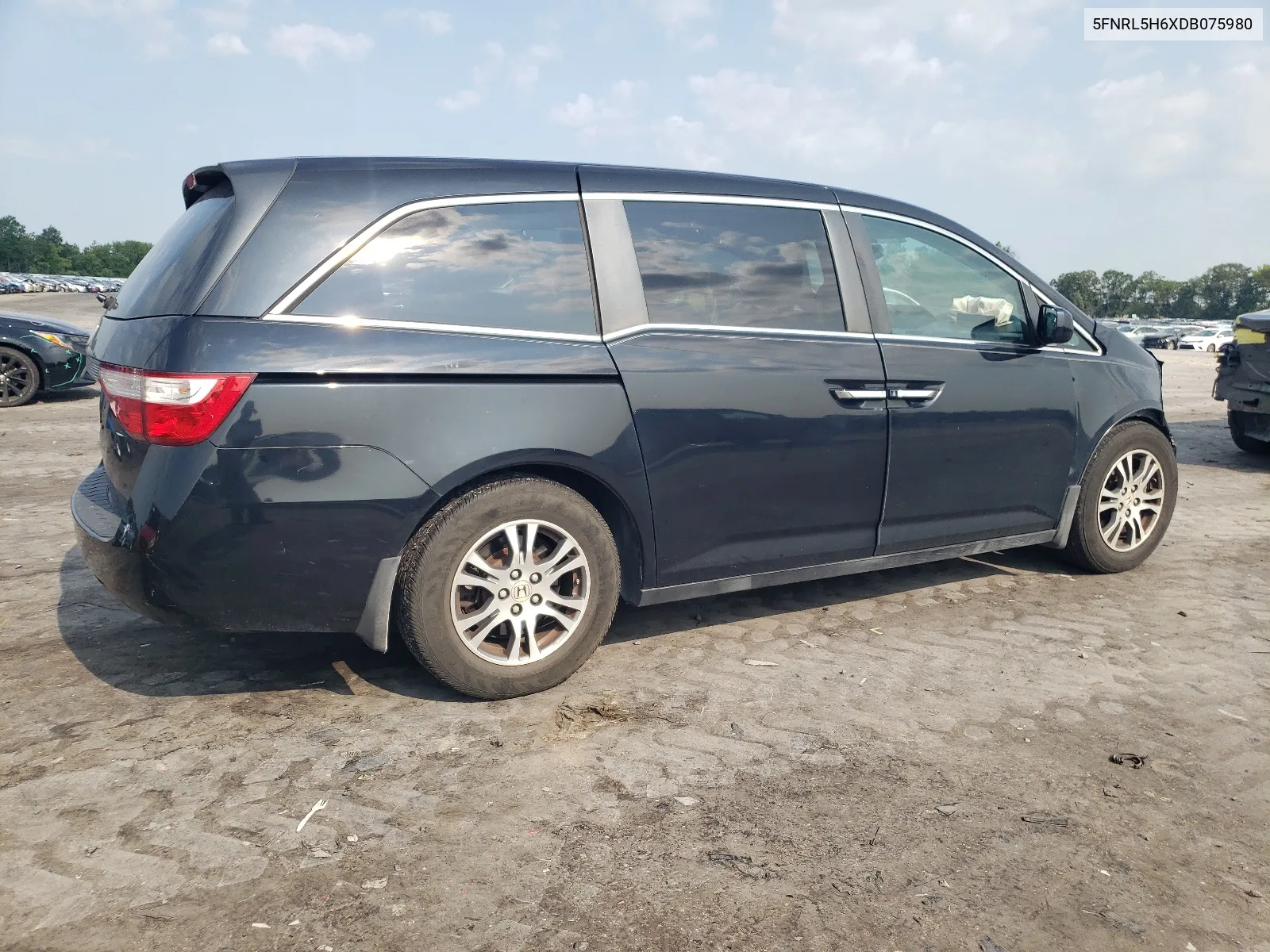 2013 Honda Odyssey Exl VIN: 5FNRL5H6XDB075980 Lot: 66222334