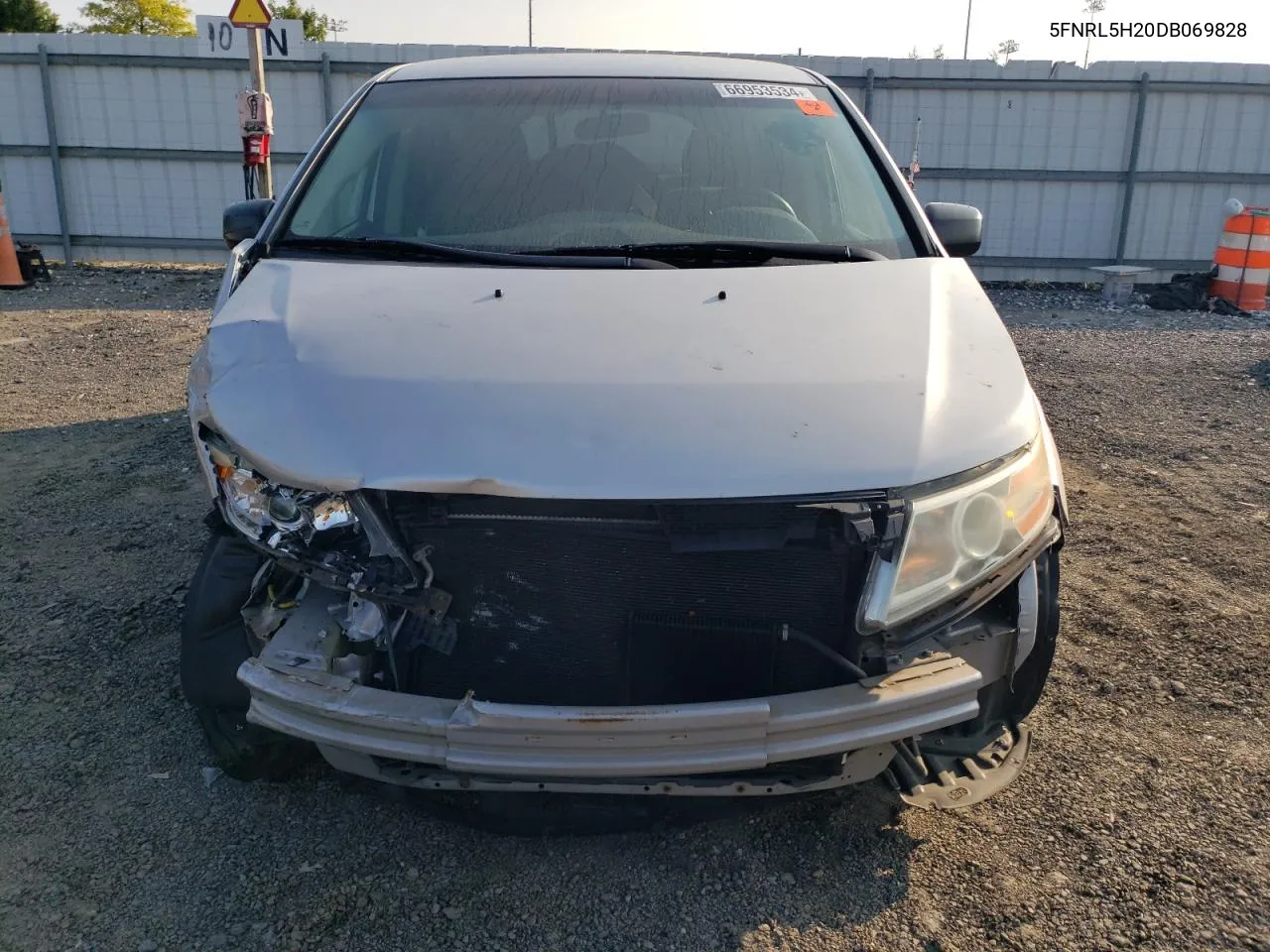 5FNRL5H20DB069828 2013 Honda Odyssey Lx