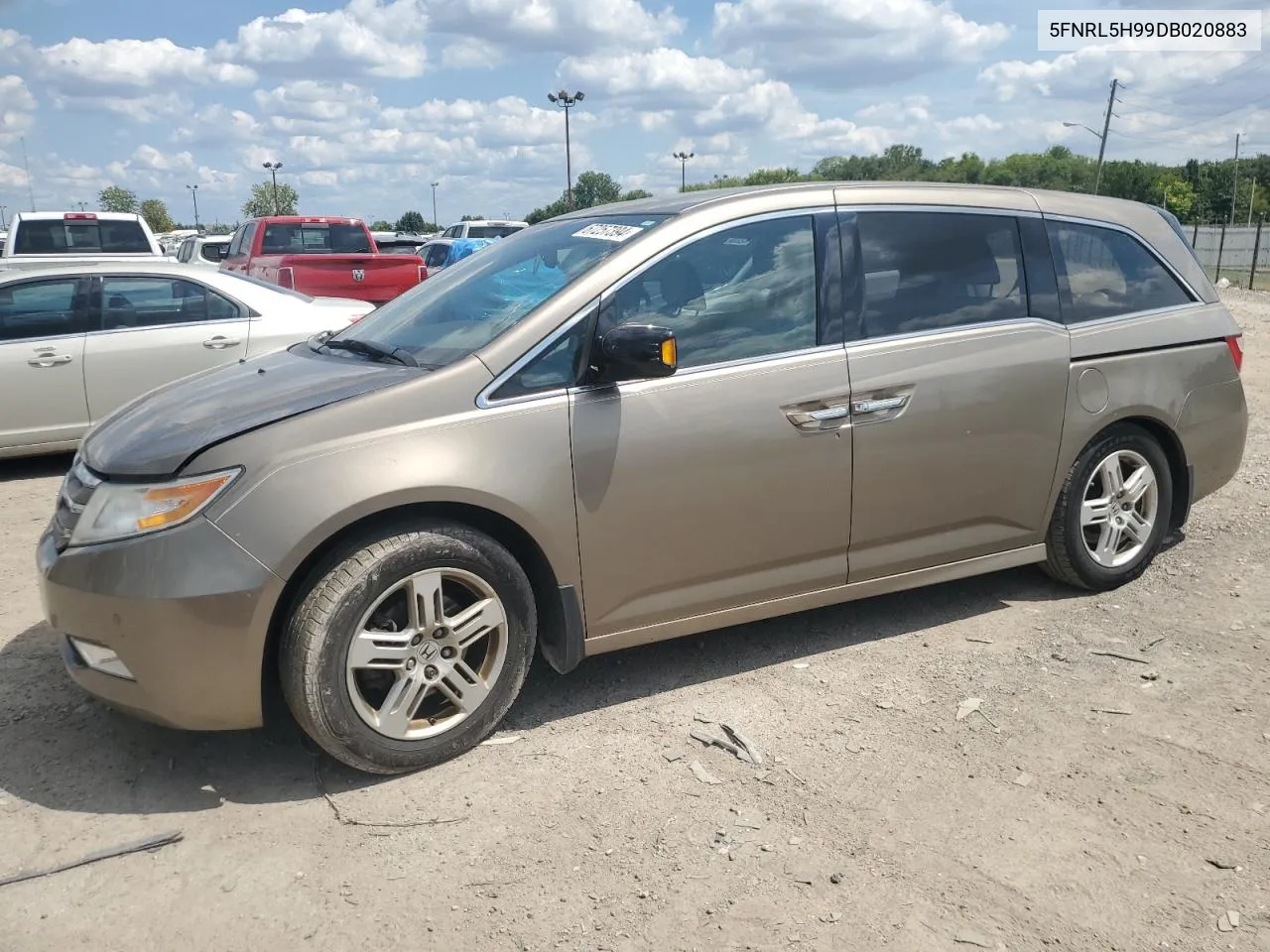 2013 Honda Odyssey Touring VIN: 5FNRL5H99DB020883 Lot: 67257394