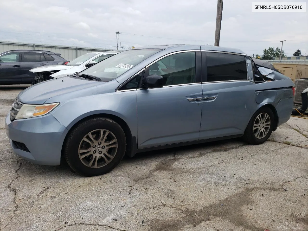 5FNRL5H65DB076910 2013 Honda Odyssey Exl