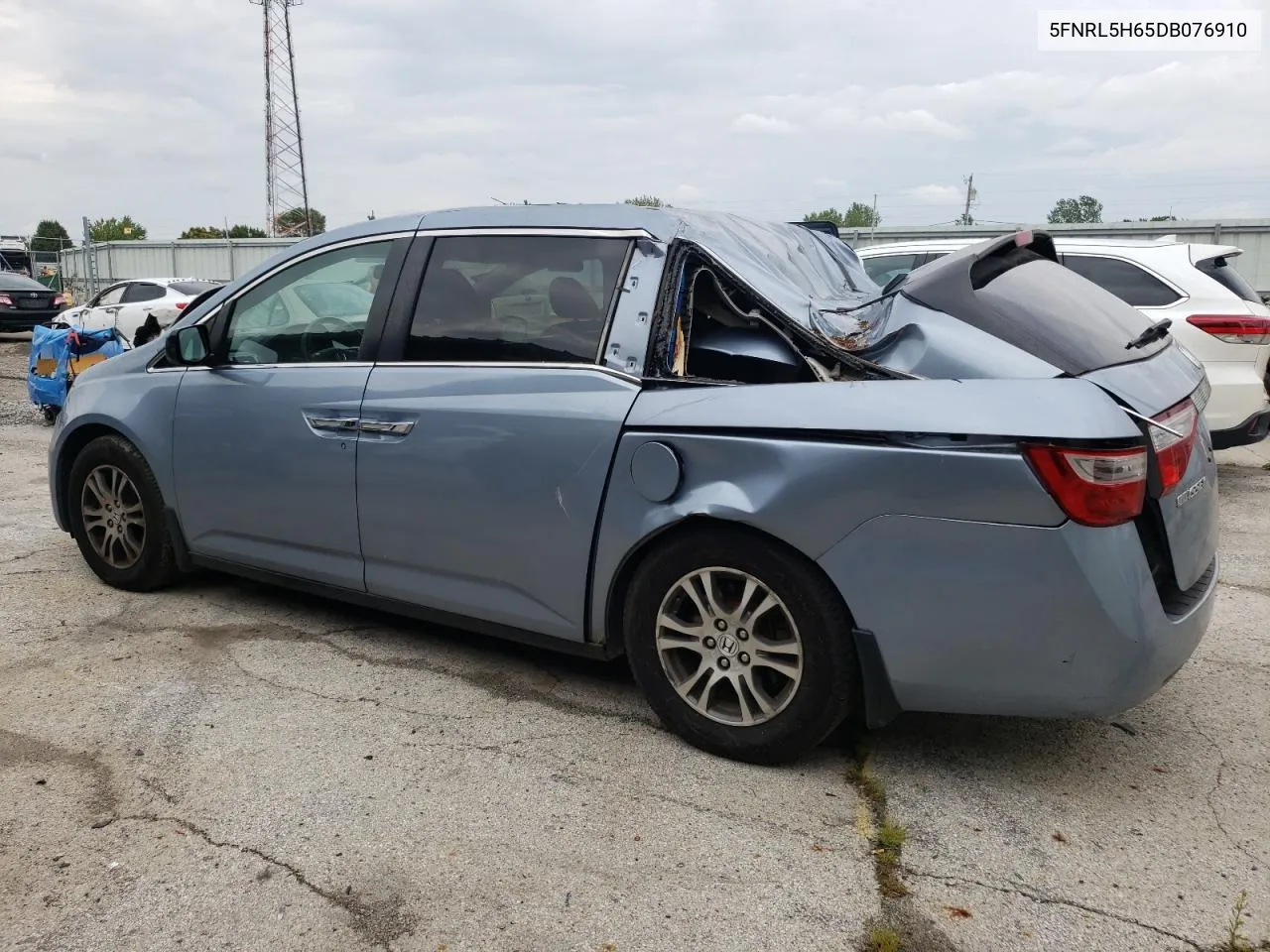 2013 Honda Odyssey Exl VIN: 5FNRL5H65DB076910 Lot: 67772254