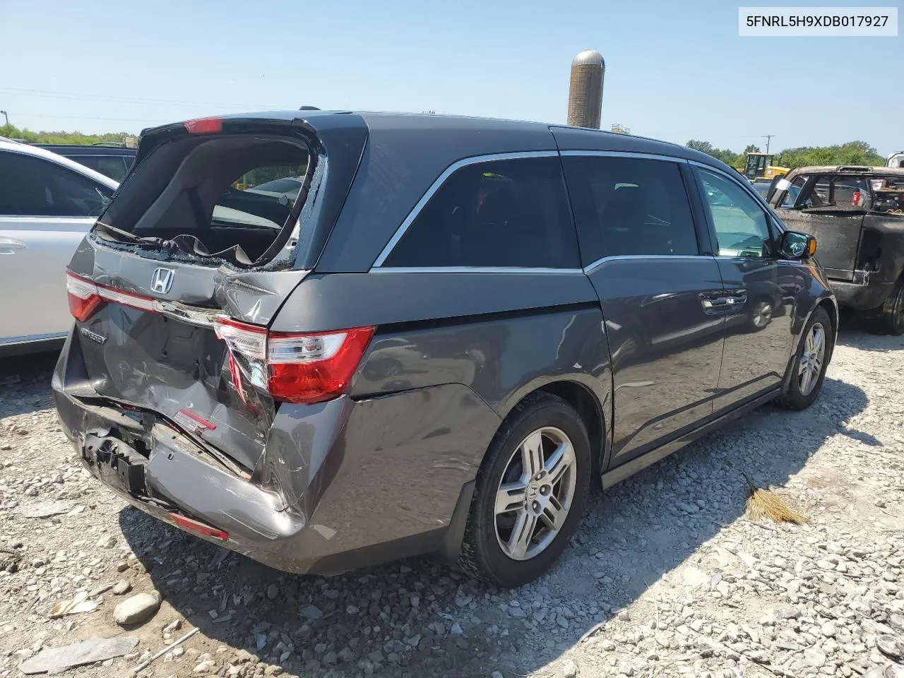 2013 Honda Odyssey Touring VIN: 5FNRL5H9XDB017927 Lot: 68530354