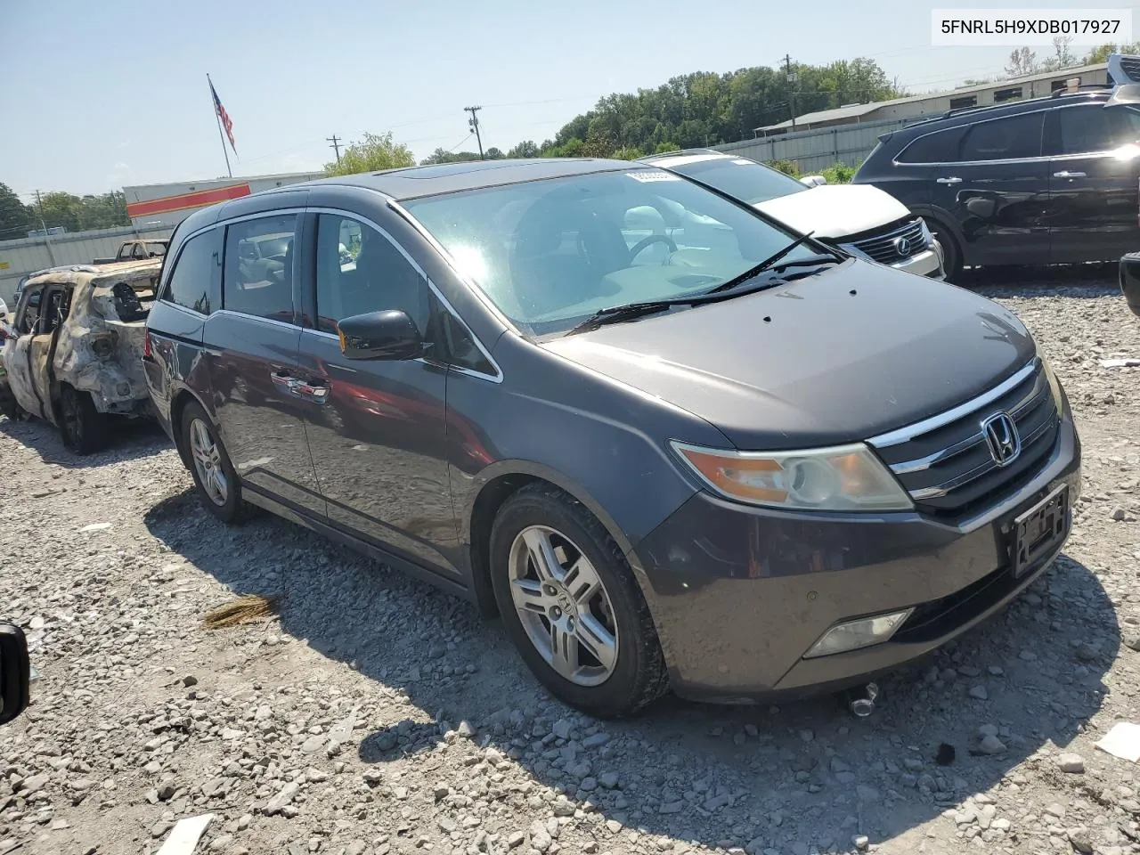 2013 Honda Odyssey Touring VIN: 5FNRL5H9XDB017927 Lot: 68530354