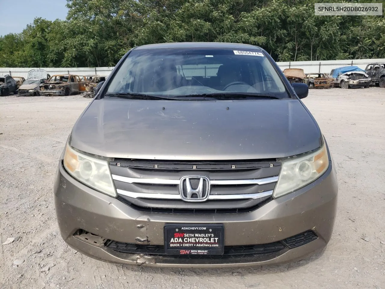 2013 Honda Odyssey Lx VIN: 5FNRL5H20DB026932 Lot: 68554774