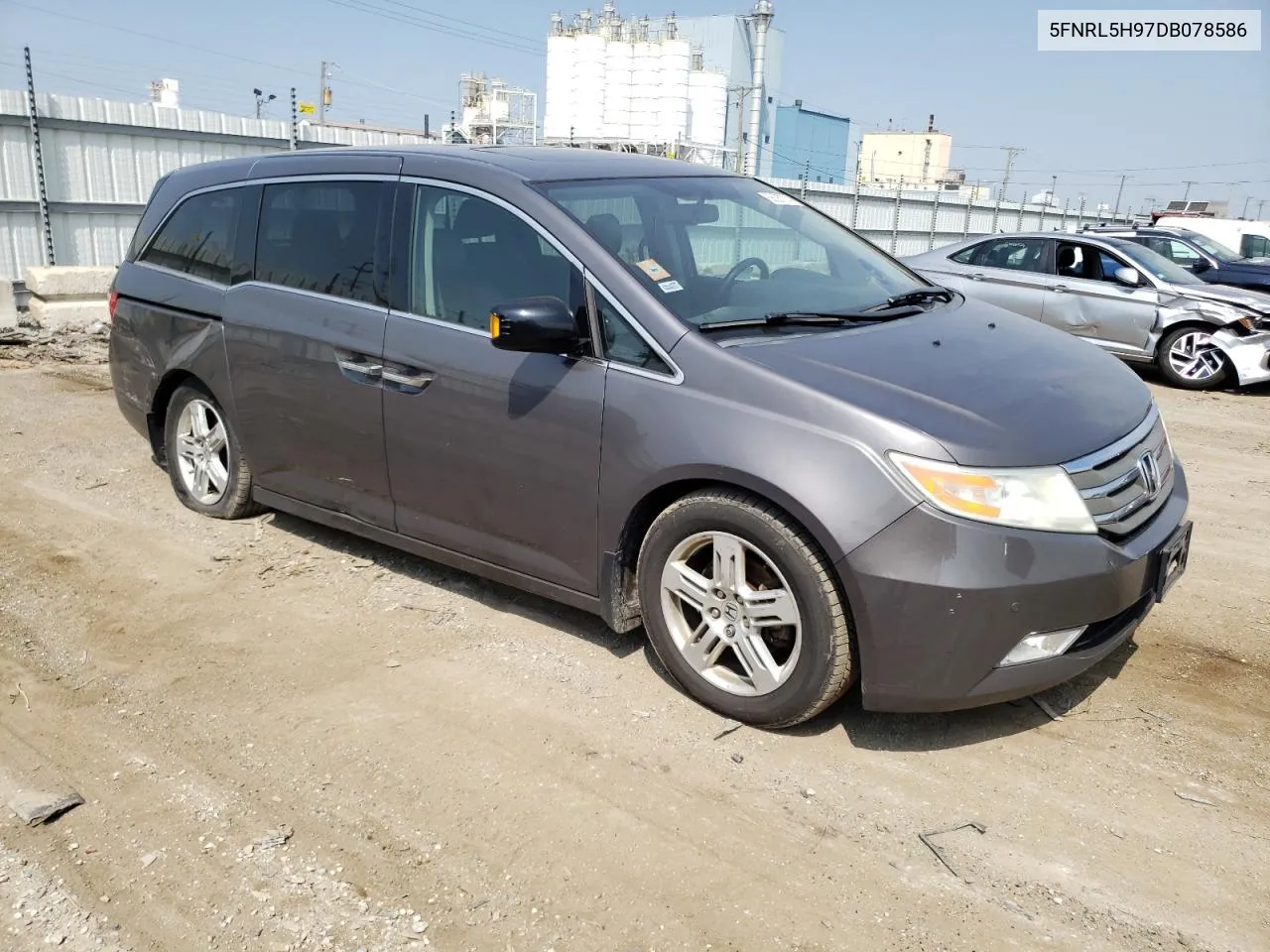 5FNRL5H97DB078586 2013 Honda Odyssey Touring