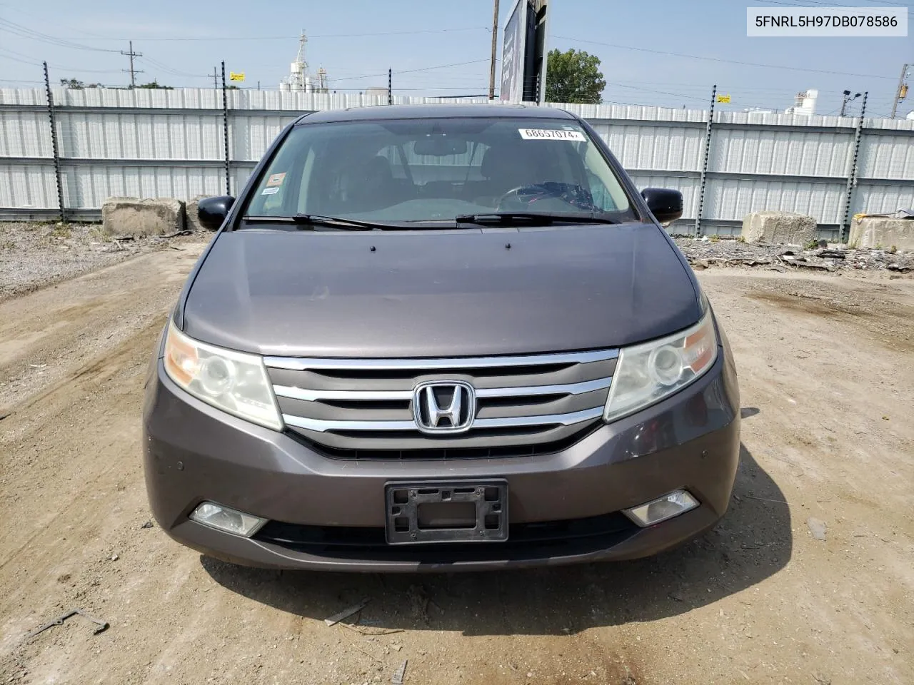 5FNRL5H97DB078586 2013 Honda Odyssey Touring