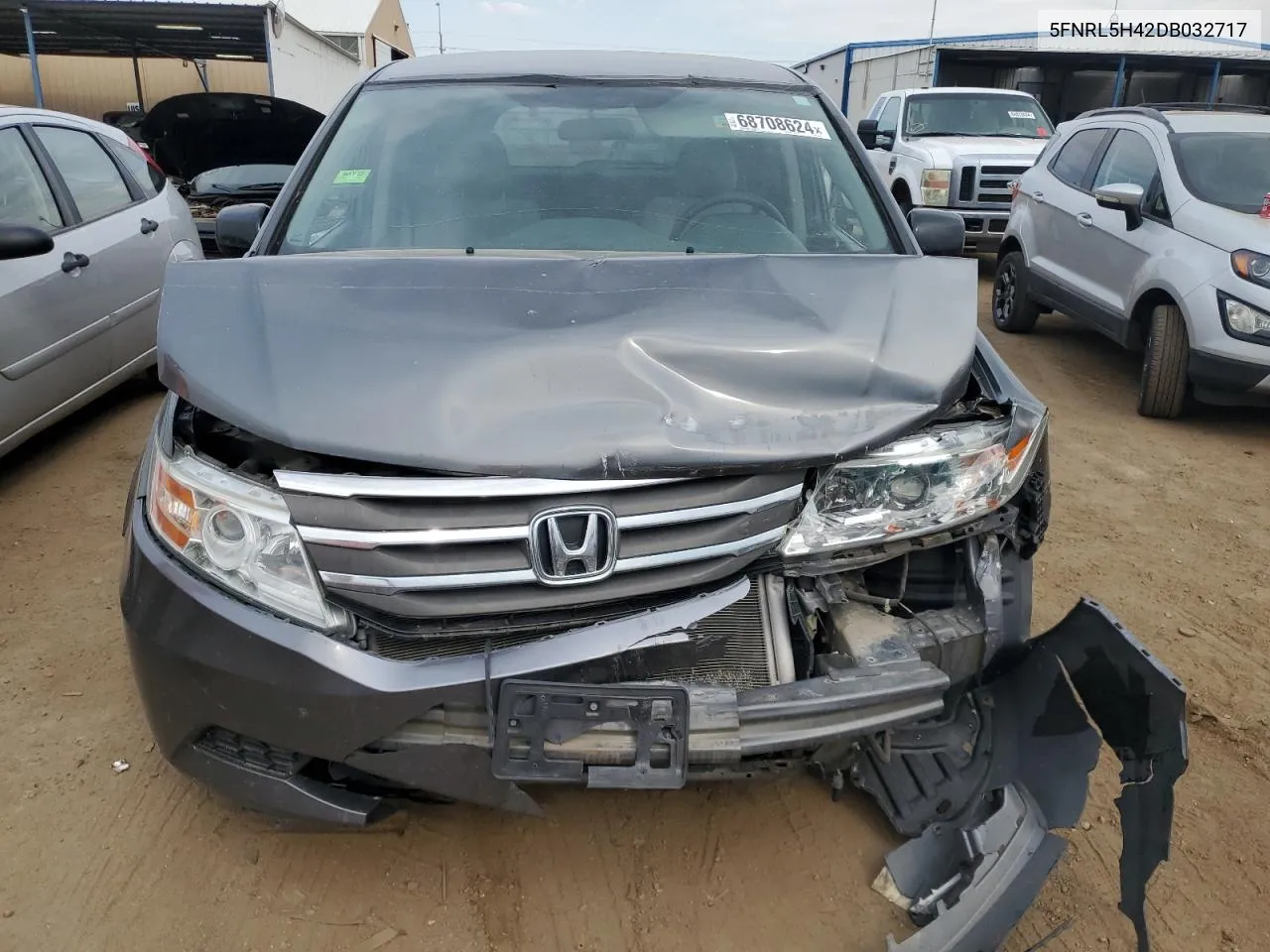 2013 Honda Odyssey Ex VIN: 5FNRL5H42DB032717 Lot: 68708624