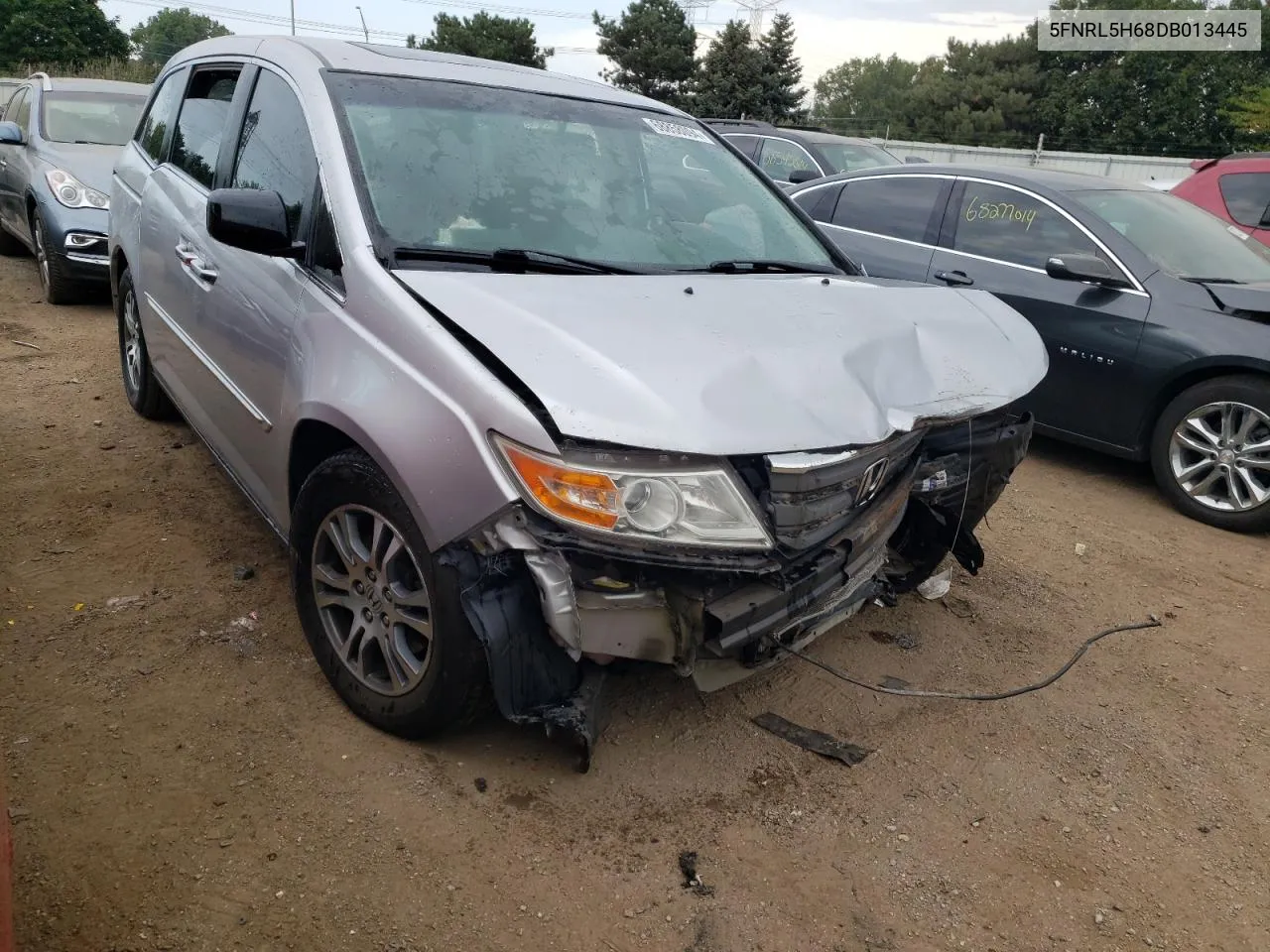 2013 Honda Odyssey Exl VIN: 5FNRL5H68DB013445 Lot: 68858094