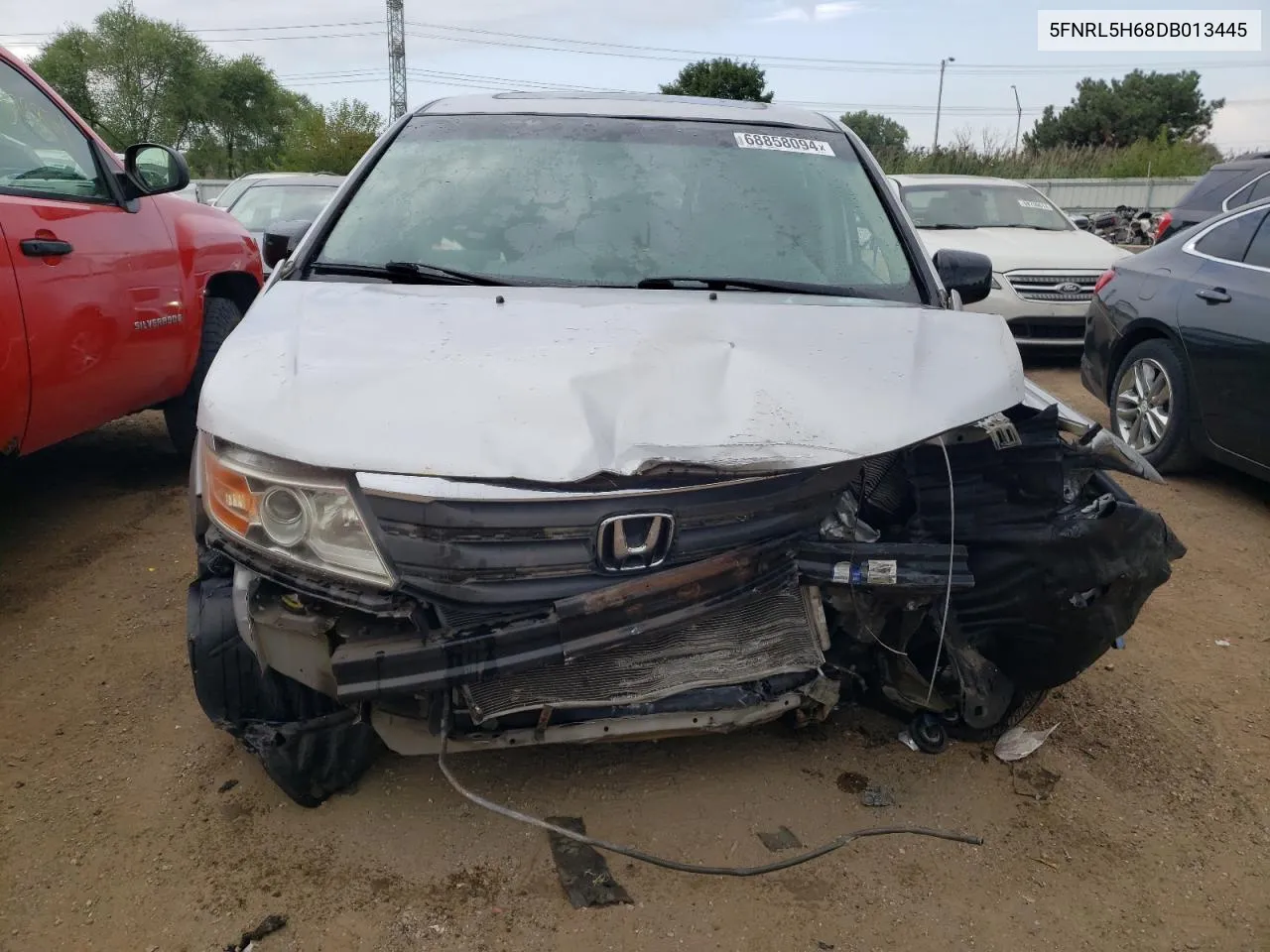 2013 Honda Odyssey Exl VIN: 5FNRL5H68DB013445 Lot: 68858094