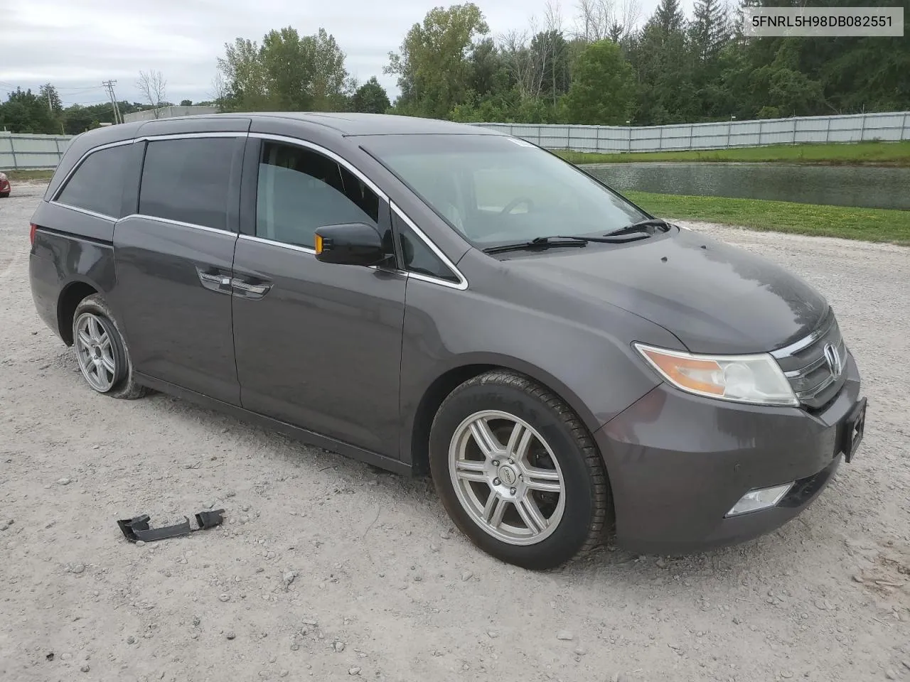 2013 Honda Odyssey Touring VIN: 5FNRL5H98DB082551 Lot: 69362654