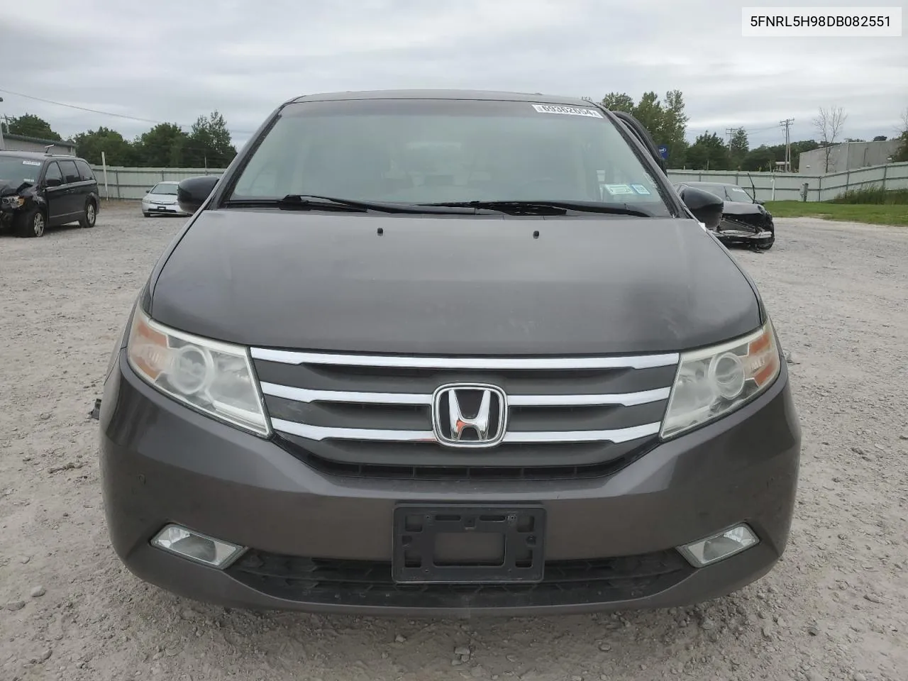 2013 Honda Odyssey Touring VIN: 5FNRL5H98DB082551 Lot: 69362654