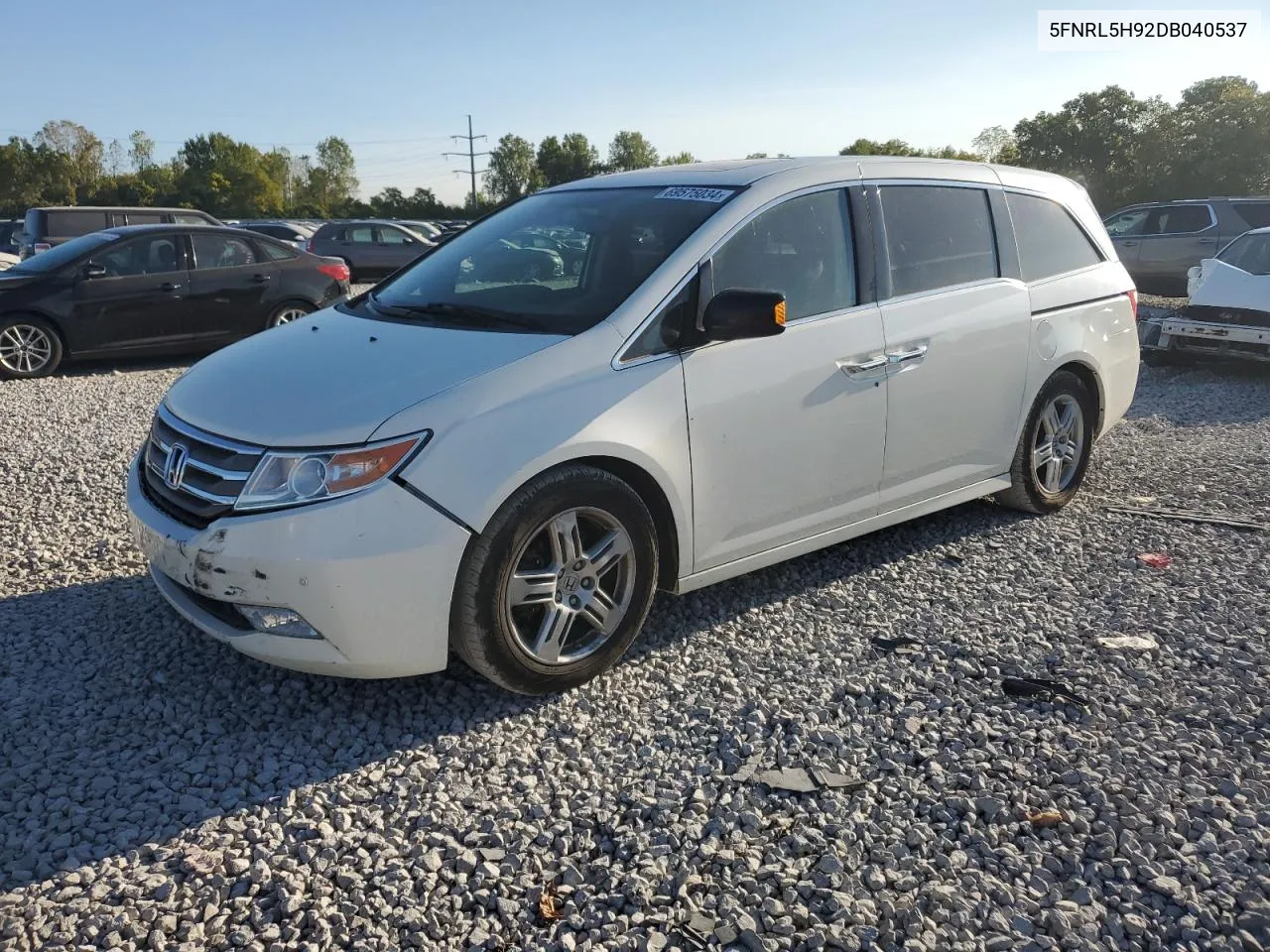 2013 Honda Odyssey Touring VIN: 5FNRL5H92DB040537 Lot: 69575034