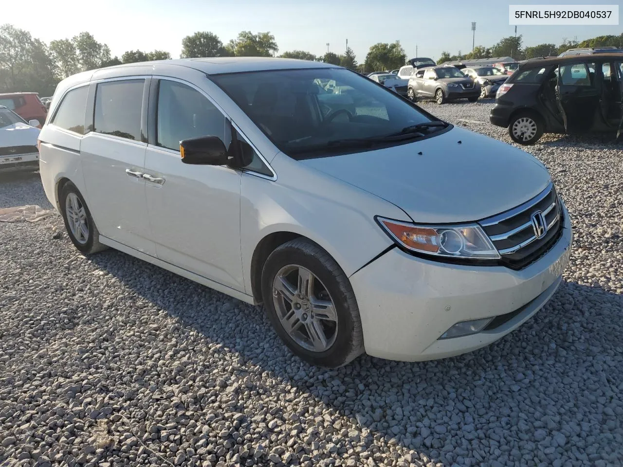 5FNRL5H92DB040537 2013 Honda Odyssey Touring